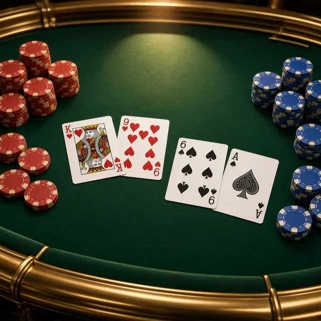 Baccarat practice tile